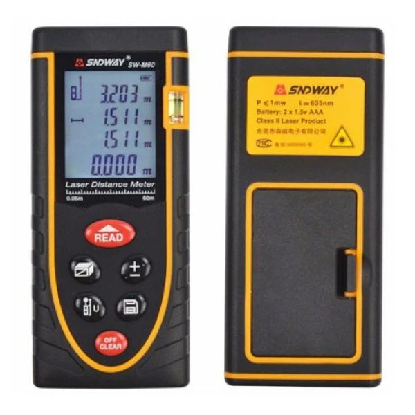 Máy Đo Khoảng Cách SNDWAY SW-M60 đo xa 60m